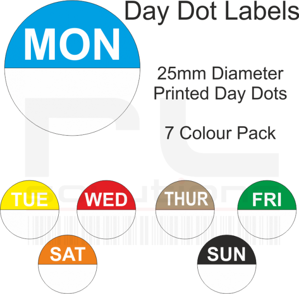 Day Dot Labels