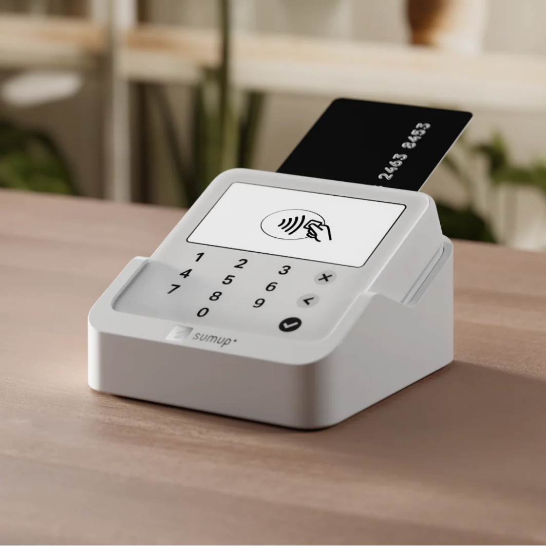 SumUp Solo Lite with Charging Cradle – Portable Card Reader & Charging Dock - Image 4