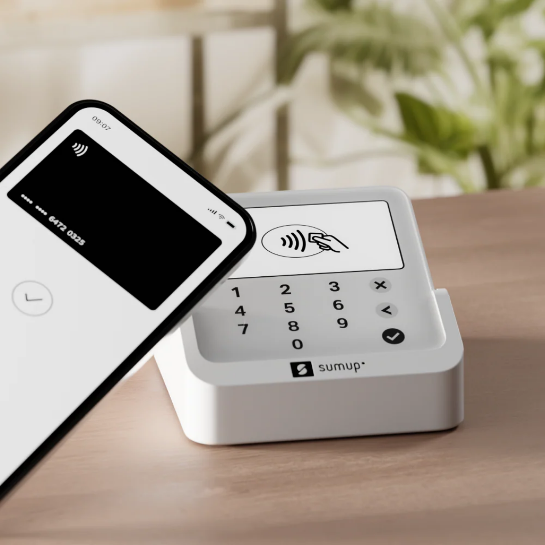 SumUp Solo Lite with Charging Cradle – Portable Card Reader & Charging Dock - Image 3