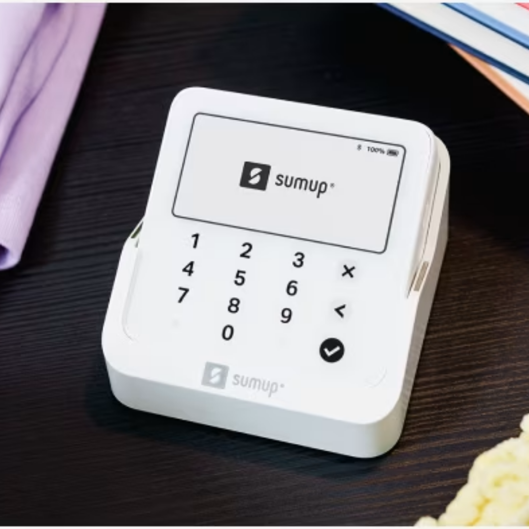 SumUp Solo Lite with Charging Cradle – Portable Card Reader & Charging Dock - Image 2